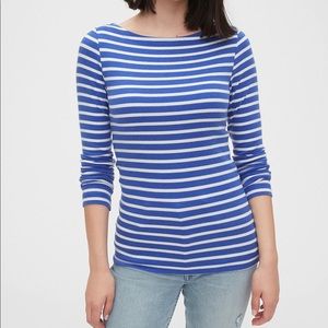 COPY - Modern Long Sleeve Striped Boatneck T-Shirt